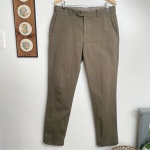 Bonobos Slim Fit Olive Green Chino Pants